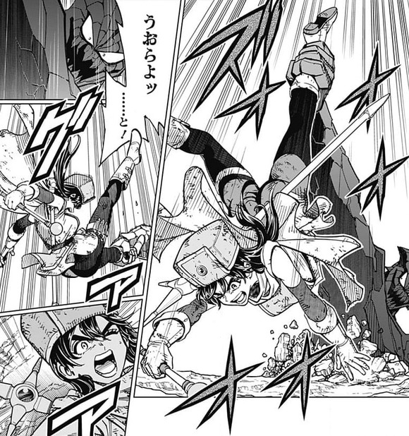 【画像】ダイの大冒険のマァムの母親、若い頃に娘と全く同じ恥ずかしい逆さ吊りにされていたｗｗｗｗ