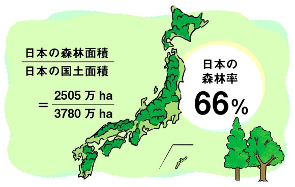 【衝撃】日本列島、ほとんど森だったｗｗｗｗｗｗｗｗｗｗｗｗｗｗｗｗｗｗｗｗｗｗｗｗｗ