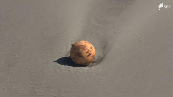 【緊急】　浜松に謎の鉄球が漂着・・・(画像あり)