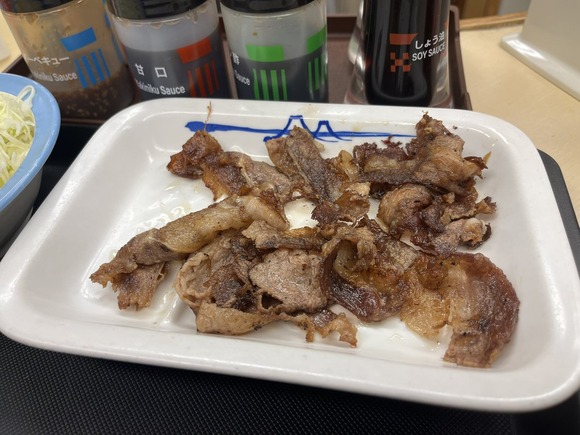 【画像】　松屋の牛焼き肉定食、限界を越えるｗｗｗｗｗｗｗｗｗｗｗｗｗ