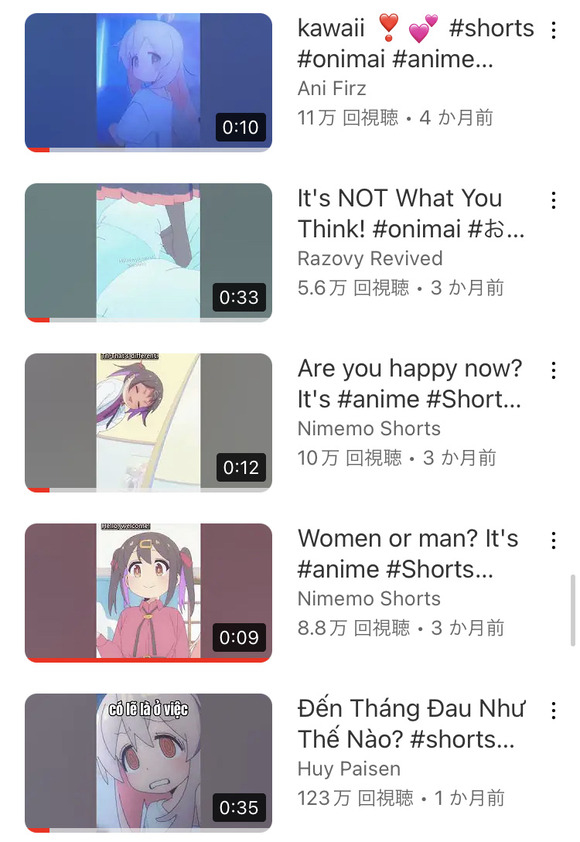 【悲報】お兄ちゃんはおしまいとか言うアニメ、海外で流行り出してしまうｗｗｗｗｗｗｗｗｗ