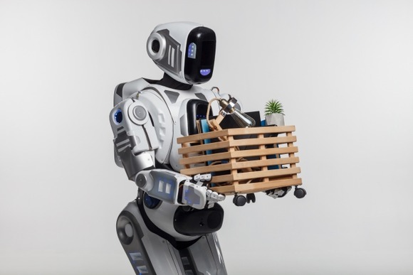 【画像】「こちらが日本の最新鋭ロボットです！」ロボット「・・・・・(ｷｭﾗｷｭﾗｷｭﾗ…」