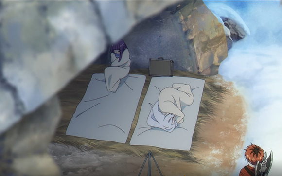 【悲報】フリーレンさん、雪山なのに毛布一枚で寝てしまうｗｗｗ（※画像あり）