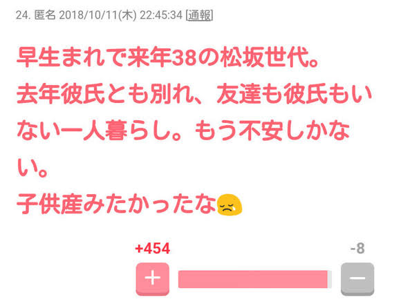 【悲報】　女さん(38)「子供産みたかったな・・・」