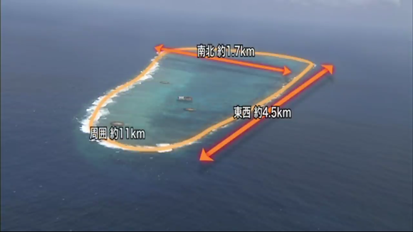 【悲報】　沖ノ鳥島デカすぎた・・・(画像あり)