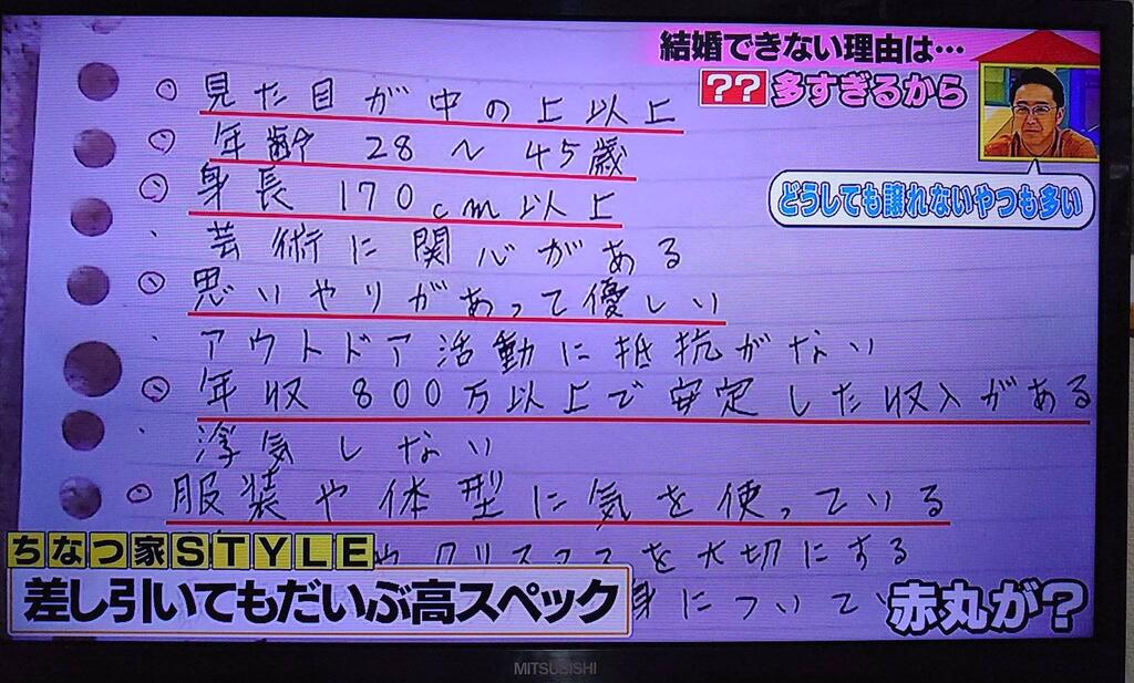 画像 35歳婚活女子の求める条件がこちらwwwwwwwwwwww なんjクエスト 画像 35歳婚活女子の求める条件がこちらwwwwwwwwwwww なんjクエスト