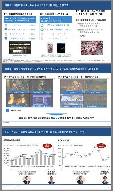 【悲報】スクエニさん、投資家さんに商品設計の不備を指摘されてしまうｗｗｗｗｗｗｗ