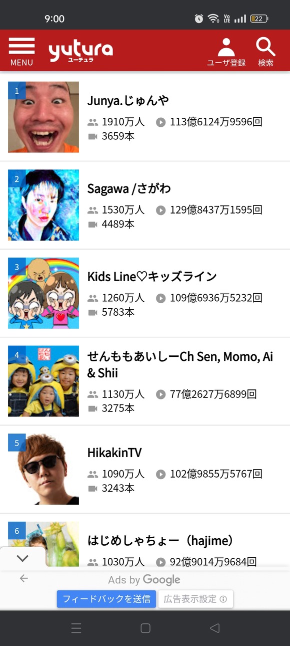 【悲報】謎のYouTuberさん、チャンネル登録者数もうじき2000万人超えｗｗｗｗｗｗ