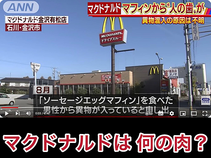 マクドナルド 人の歯2