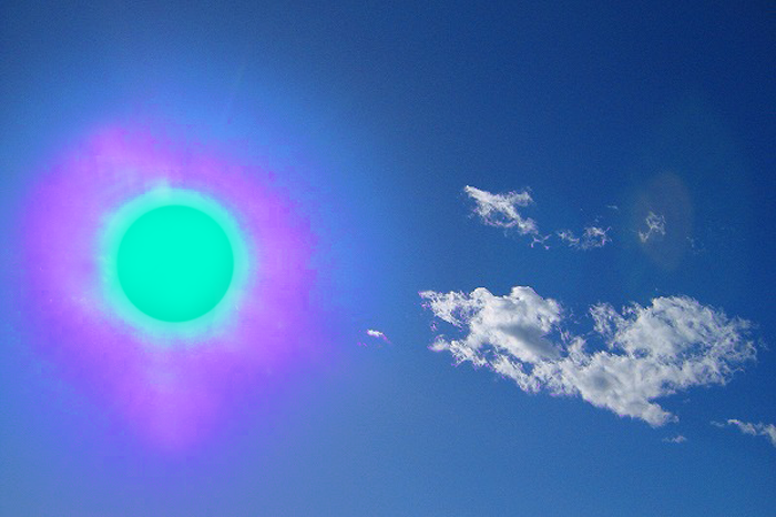 緑色の太陽1