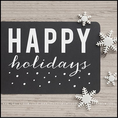 happy holidays