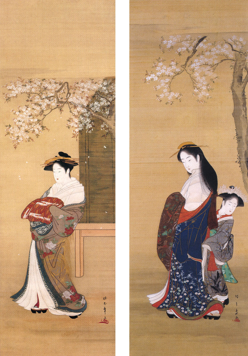 勝川春章と肉筆美人画』 : じいさんのえにっき