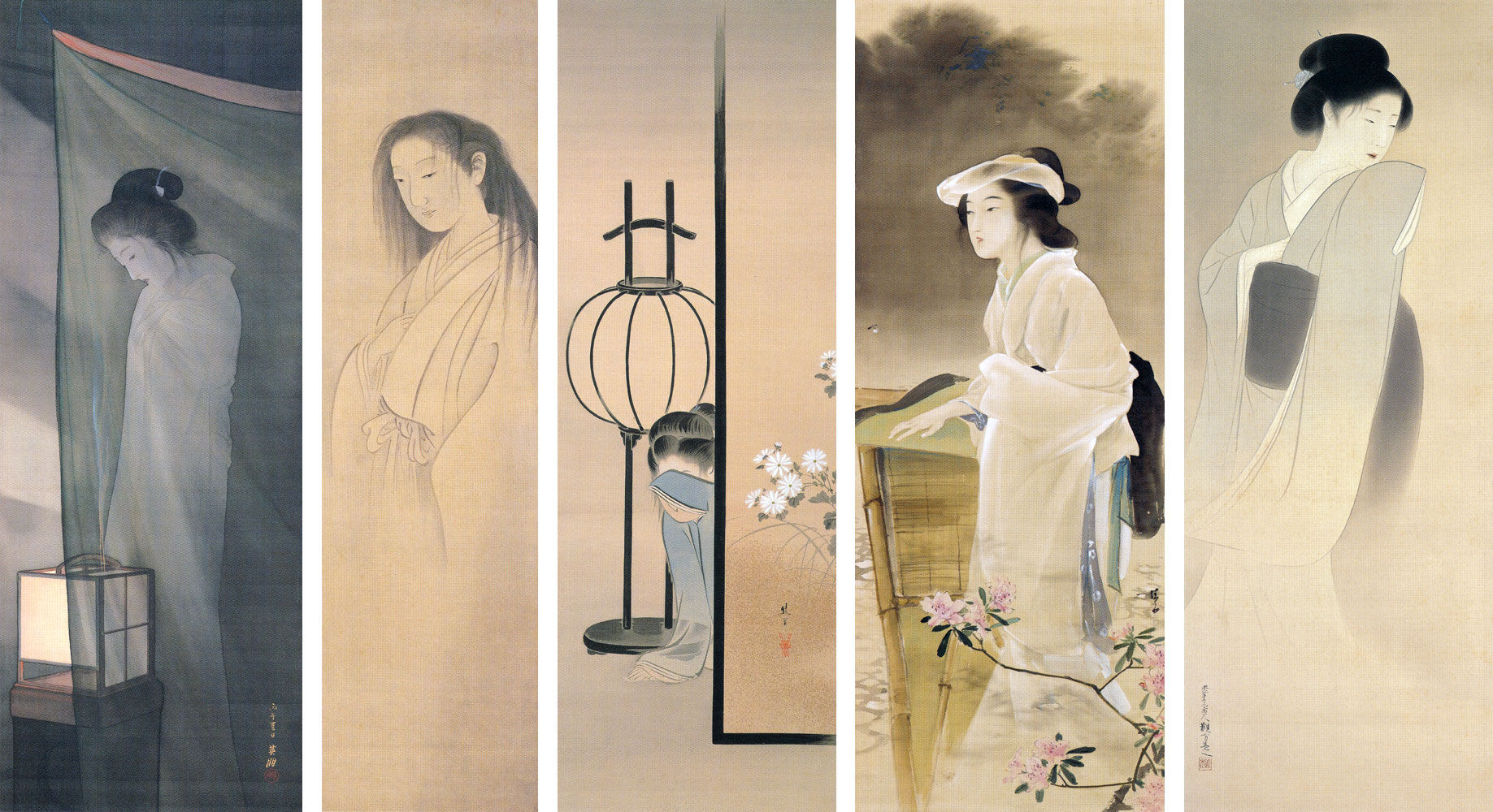 奥山 恵英子、クラフ門、希少画集画、新品額装付 、wanko