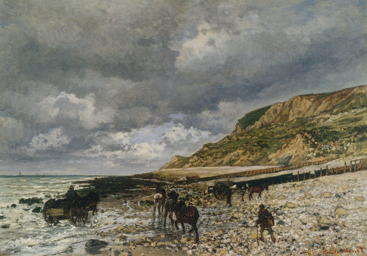 クロード・モネ、La Pointe de la Heve at Low Tide Ficheiro:Claude