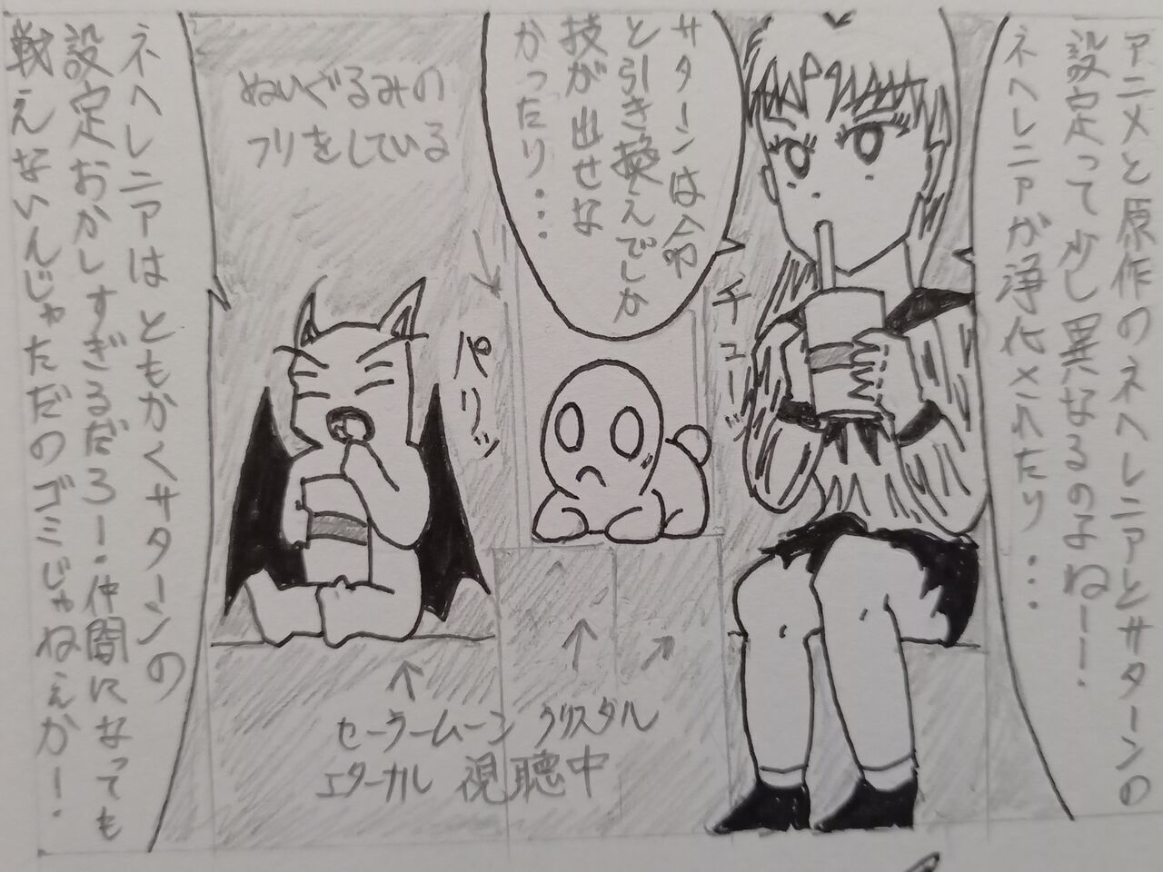 セーラームーン第四期 サターンとネヘレニアの設定の違い 発達障害者が気長に作家を目指すブログ