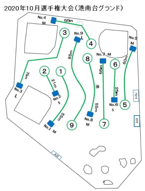 2020年選手権大会レイアウト