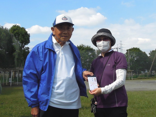 女子優勝福原朝子さん