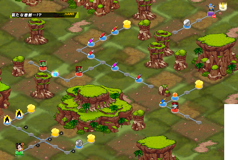 冒険クエスト第4章後編ステージ1map ドラゴンボール取得ルート ゆったりドッカンバトル 冒険クエスト第4章後編ステージ1map ドラゴンボール取得ルート ゆったりドッカンバトル