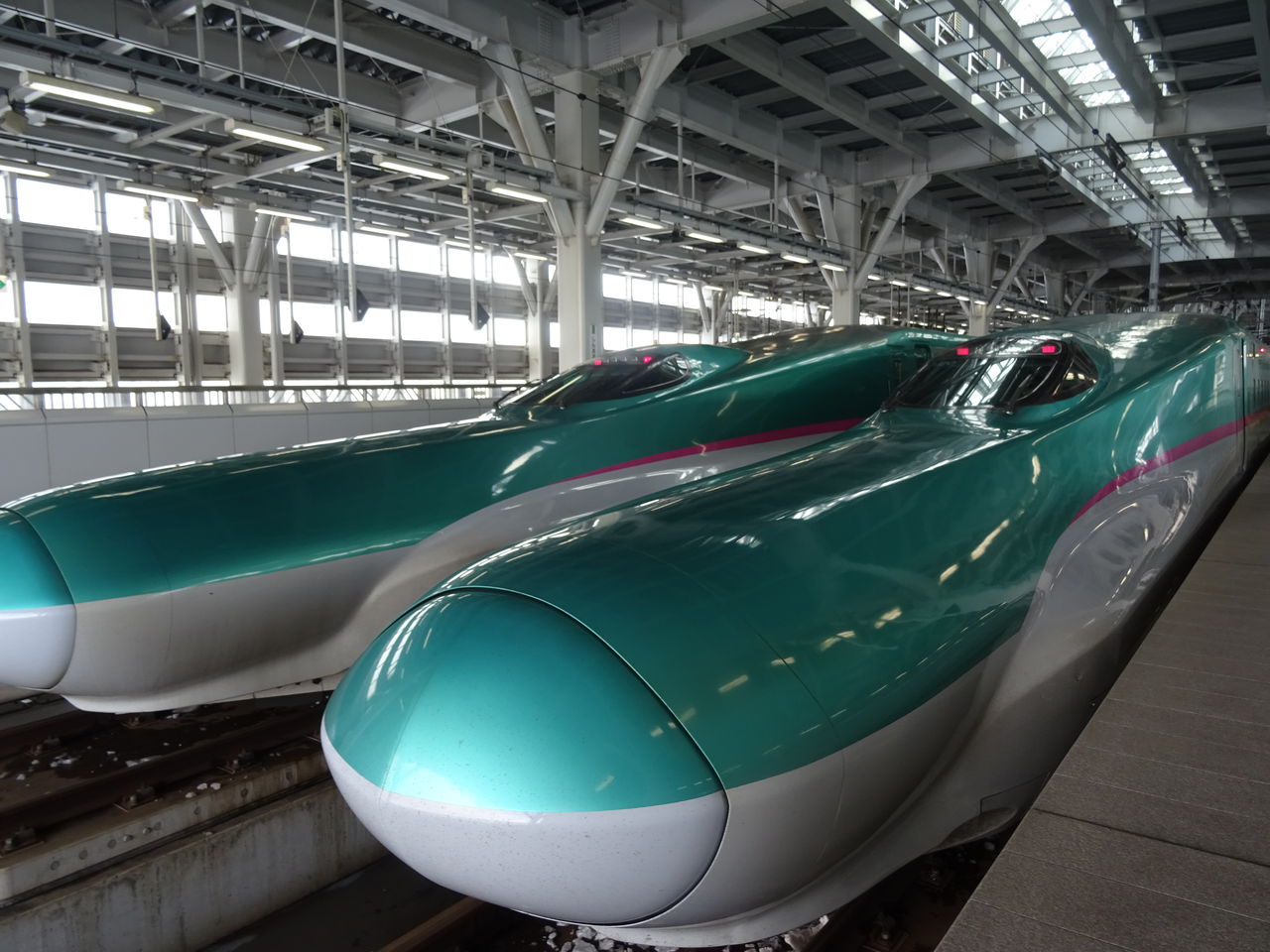 こまち はやぶさ 連結動画 東北新幹線と秋田新幹線の連結動画 鉄道の動画と写真