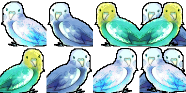 Rpgツクールvx Ace用の 鳥系の顔グラ素材 どくきなこ