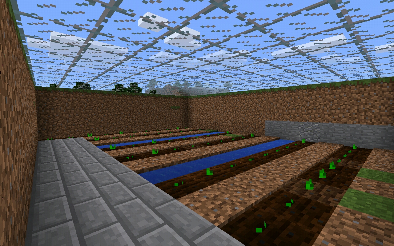 マインクラフトpe スイカ カボチャ畑を作る マインクラフトpe 村を豊かにしたい