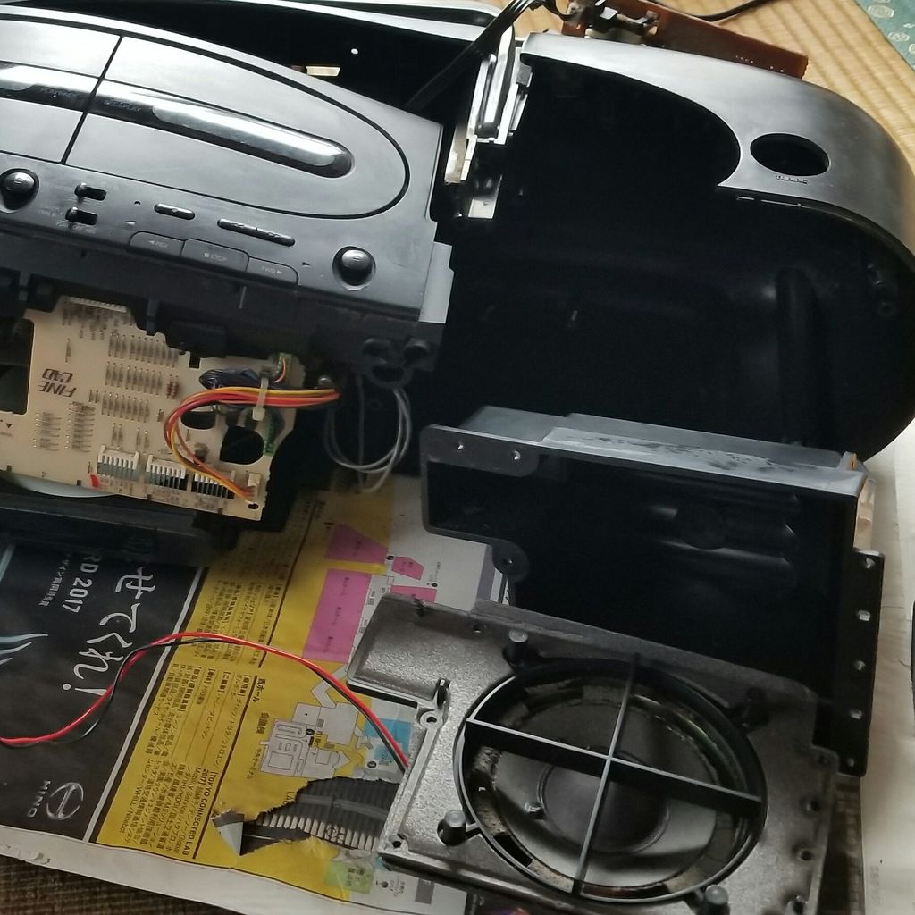 バブルラジカセを修理する その ウーファー編 K Audio バブルラジカセを修理する その ウーファー編 K Audio