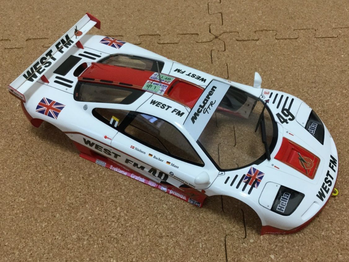 フジミ 1/24 マクラーレンF1GTR ショートテール 製作17 : ビアンコ藤