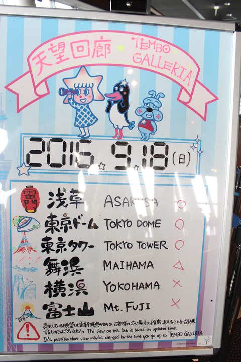 東京ゲームショー、スカイツリー 325