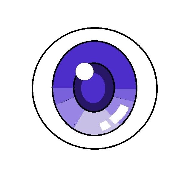 ドール アイ 1 6サイズ の製作 バイオレット アニメアイ フィギュアとdollの狭間で