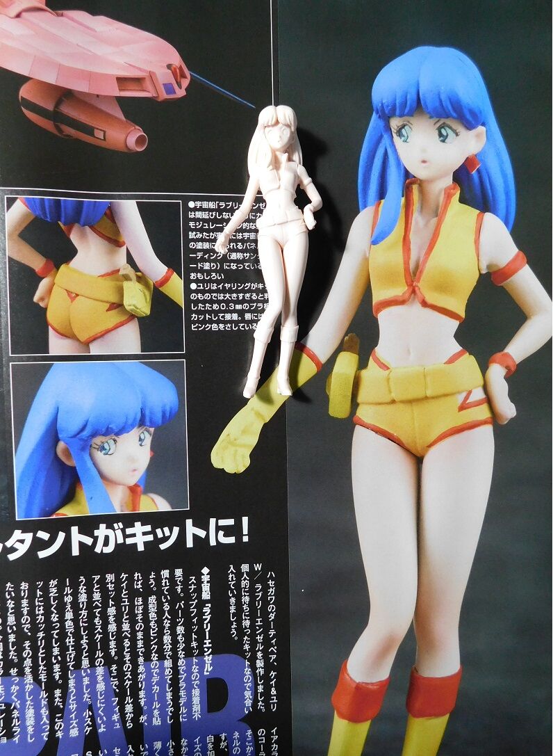 絶版レア　イベント限定品　ダーティーペア　ラブリーエンジェル原型製作：湊川あまは ダーティペア」 ケイ＆ユリ w/ ラブリーエンゼル（1/300） | 株式会社