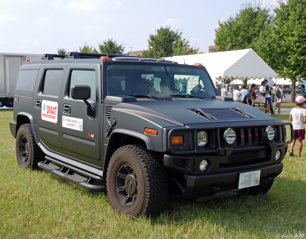 立川防災航空祭のハマー H2 Koyapop S Library Beautiful Cars 1