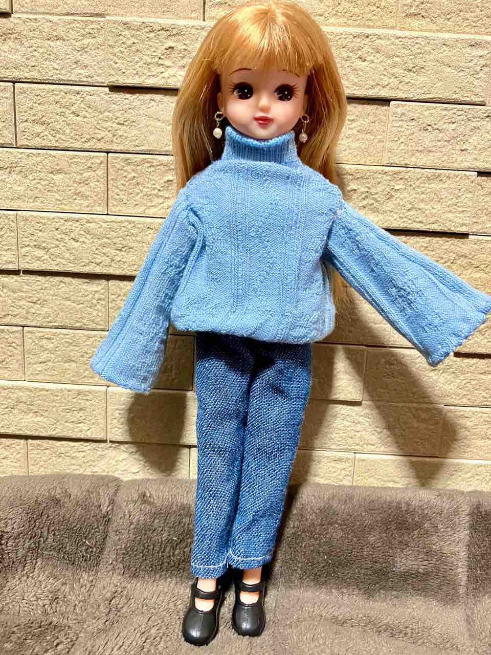 リカちゃん 服 ハンドメイド64 リカちゃん 服 ハンドメイド64 フェルトでつくるドールの手縫いのお