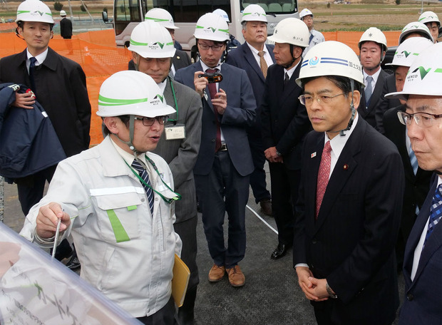 石井国交大臣が視察