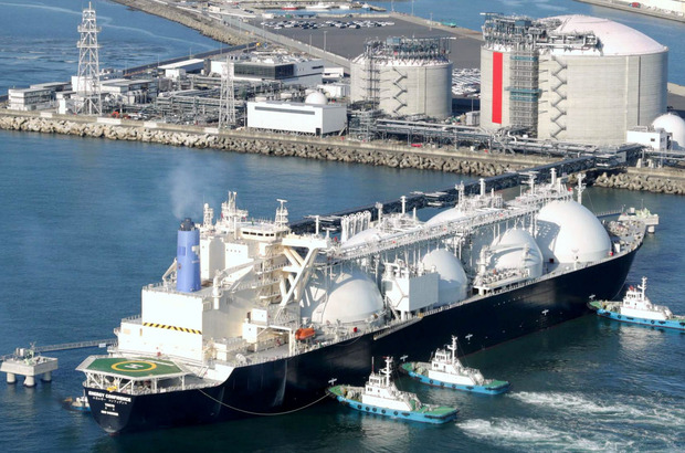 東京ガスLNG船入港