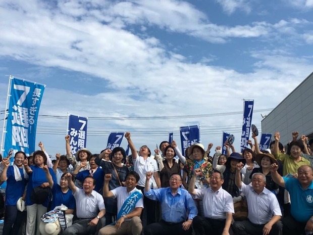 大井川かずひこ街頭遊説