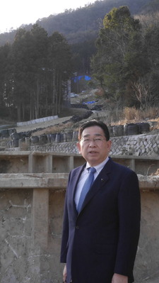 広島市安佐南区の土砂災害復興現場