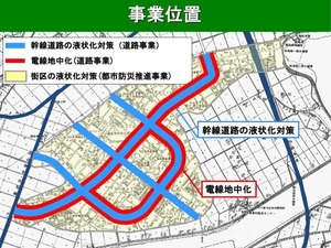 日の出地区の地図