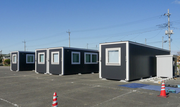 常陸大宮市のスマートモデューロ仮設住宅