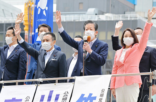 山口代表の憲法記念日街頭演説