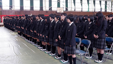 県立多賀高校入学式