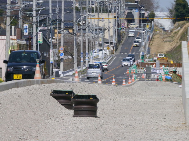 旧日立電鉄線跡地<水木駅北側>