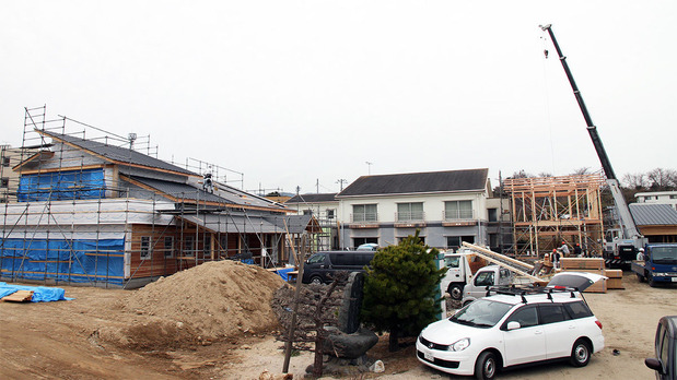 再建工事が始まった鵜の島温泉(2023年12月)