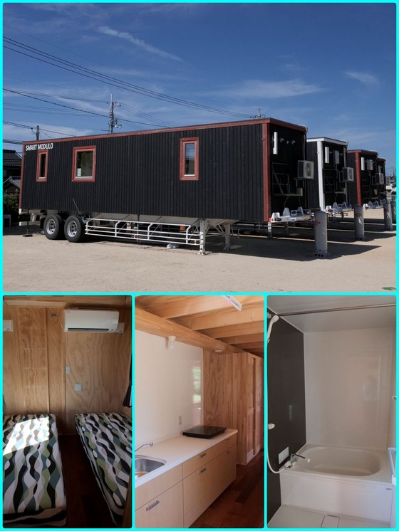 災害仮設住宅として初めて認められたモバイルハウス