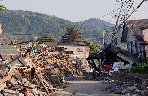 益城町の地震被害