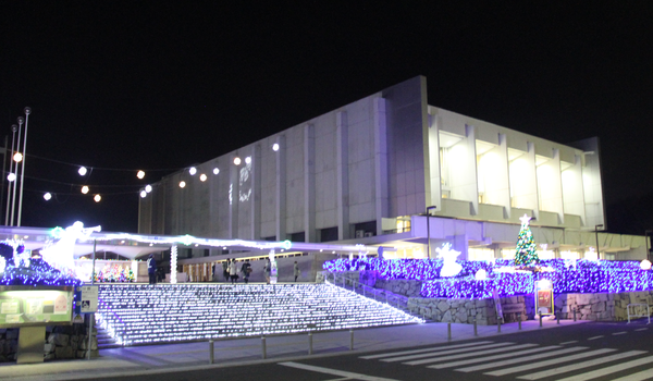 茨城県民文化センターのイルミネーション