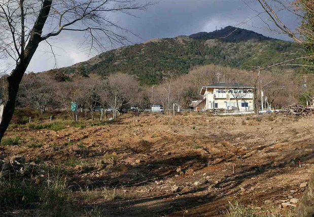 筑波山麓の太陽光発電施設建設予定地