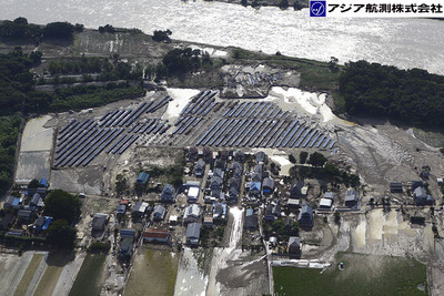 若宮戸の越水現場