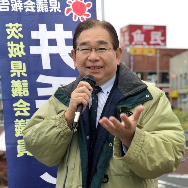 防災体制の強化策を提案する井手県議