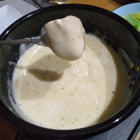 チーズフォンデュ