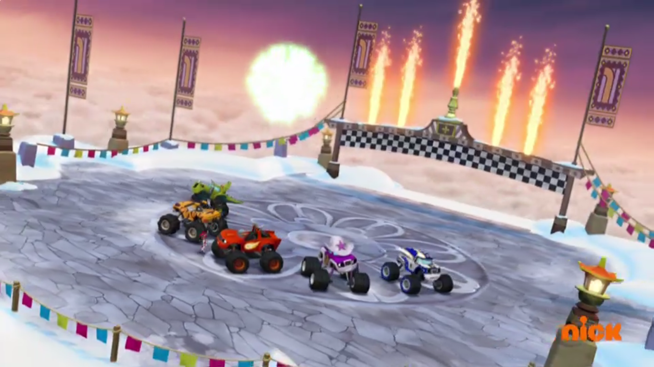 it's blaze and the monster machines